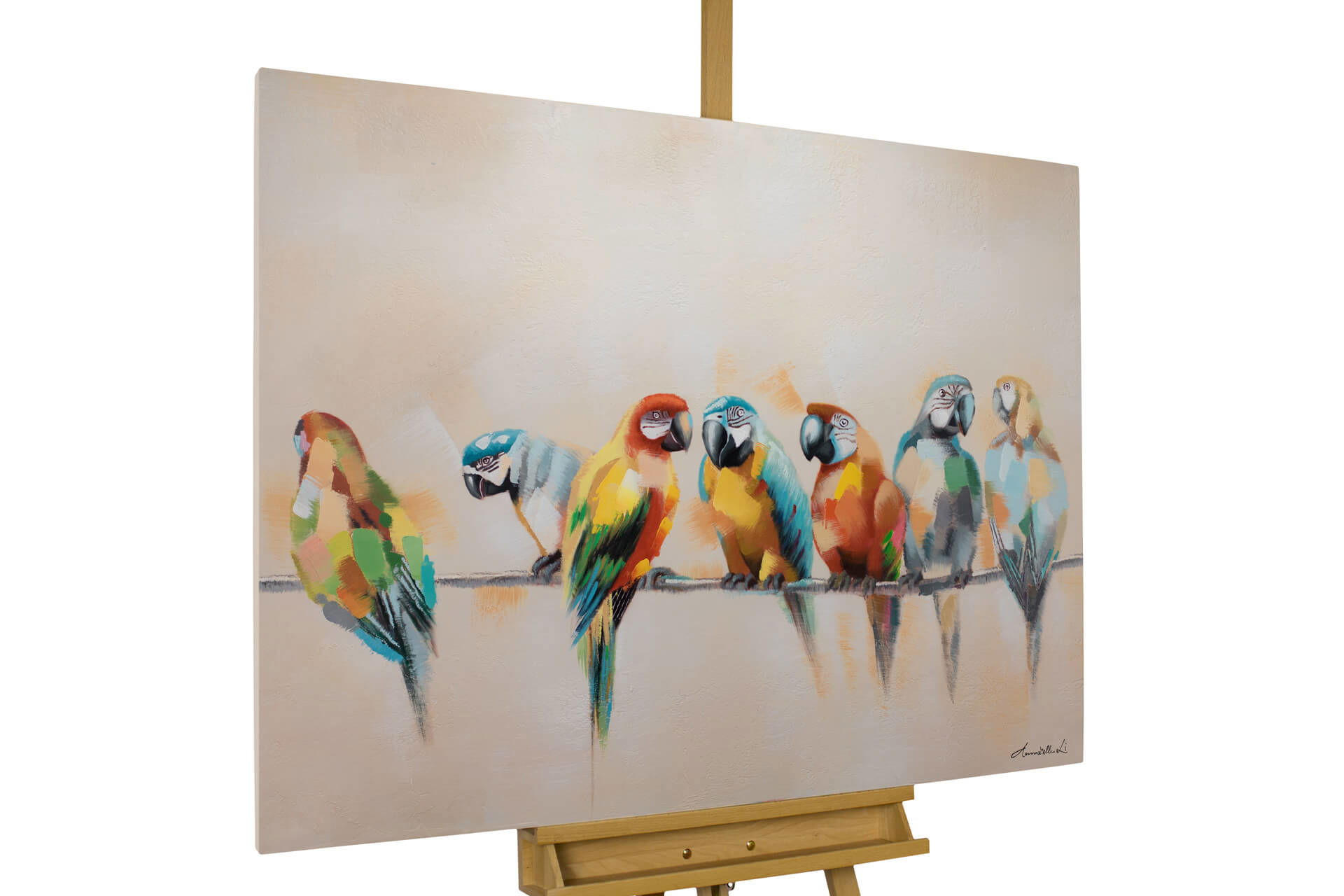 KUNSTLOFT OLEJOMALBA 120/90 cm, Zvířata