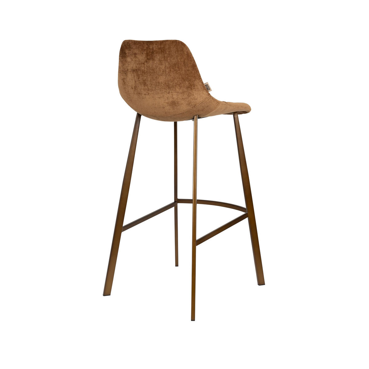 BARHOCKER Franky Cognac - 2 er Set - Cognac, Kunststoff (50/106/54cm) - Dutchbone