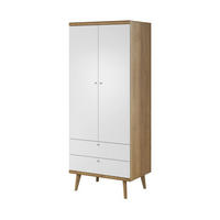 KLEIDERSCHRANK – PSZ80 – 80 cm – Primo – Weiß / Sonoma Eiche - Weiß, Holzwerkstoff (80/197/56cm) - hi-markt