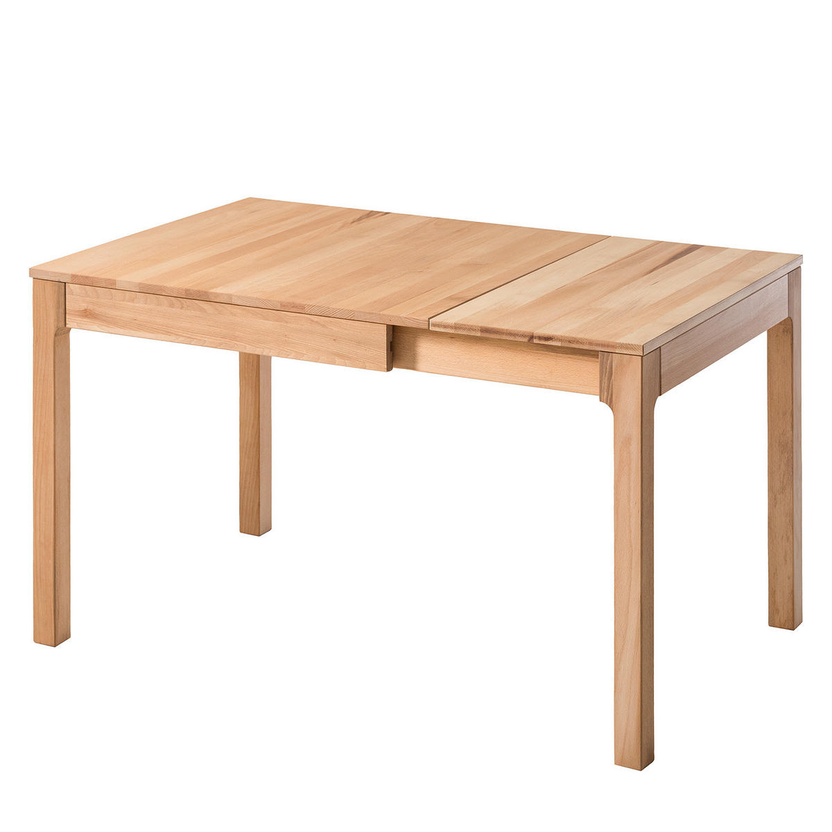 ESSTISCH - Massivholz - Buchefarben, Holz (85/80/75cm) - home24