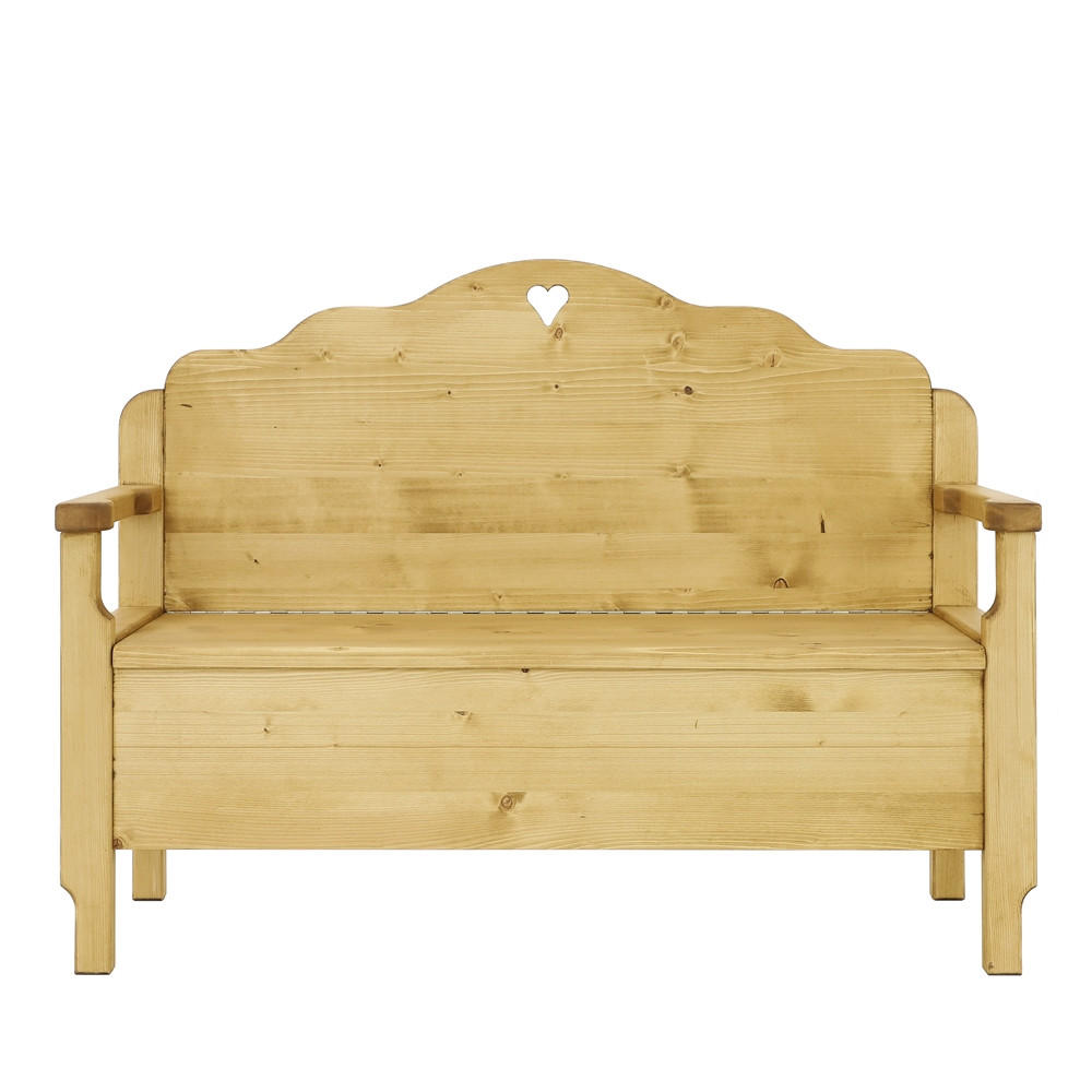 SITZBANK aus Massivholz MEXICANA - Honig, Holz (134/100/51cm) - Seart