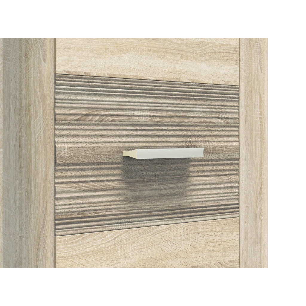 Thumbnail - Feldmann-Wohnen Stauraumschrank, Braun, Holz, 5 Fächer, Rechteckig, 55x201x43 cm, Waschküche, Mehrzweckschränke