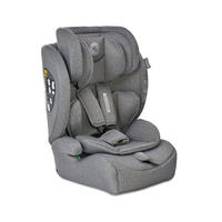 KINDERSITZ i-Size Adventure grau (76-150 cm) Kopfstütze verstellbar bis 36 kg - Grau, Kunststoff (46/78/40cm) - Lorelli