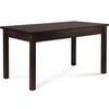 ESSTISCH CENARE Klappbarer, Buchenholz/Laminat, Wenge - Wengefarben, Holz (80/140/78cm) - KONSIMO®