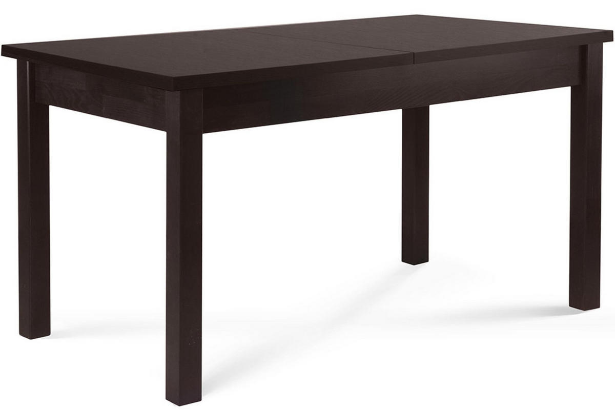 ESSTISCH CENARE Klappbarer, Buchenholz/Laminat, Wenge - Wengefarben, Holz (80/140/78cm) - KONSIMO®