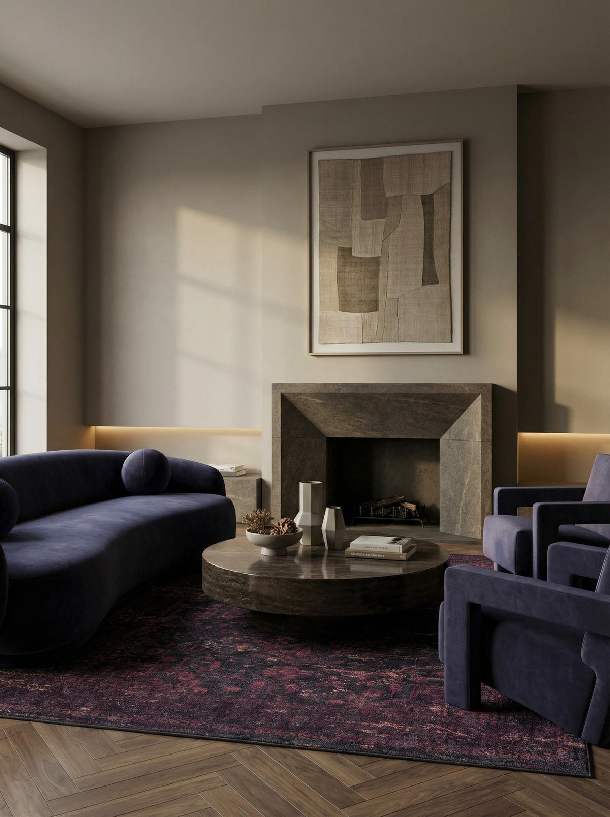 TEPPICH Waschbar Flachgewebe Vintage Look Polyester Wohnzimmer Rot Rechteckig 200x290 - Rot, Textil (200/290cm) - KADIMA DESIGN