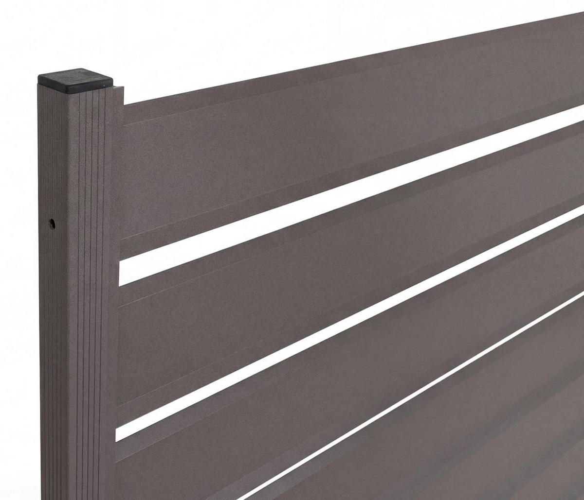 BEET MIT RANKGITTER Grau - Grau, Metall (60/158/75cm) - MCW