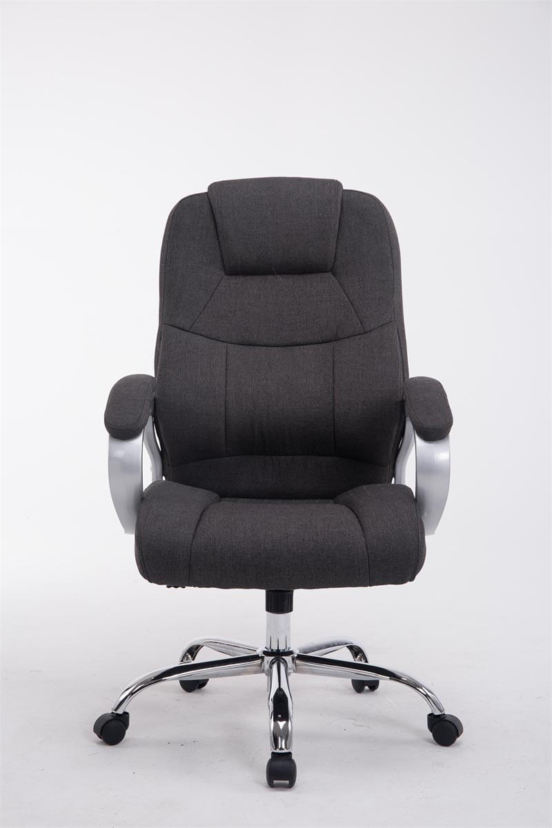 BÜROSTUHL SYDNEY Stoff 113x66x70 Dunkelgrau Stoff Metall - Dunkelgrau, Textil/Metall (66/113/70cm) - DELUKE