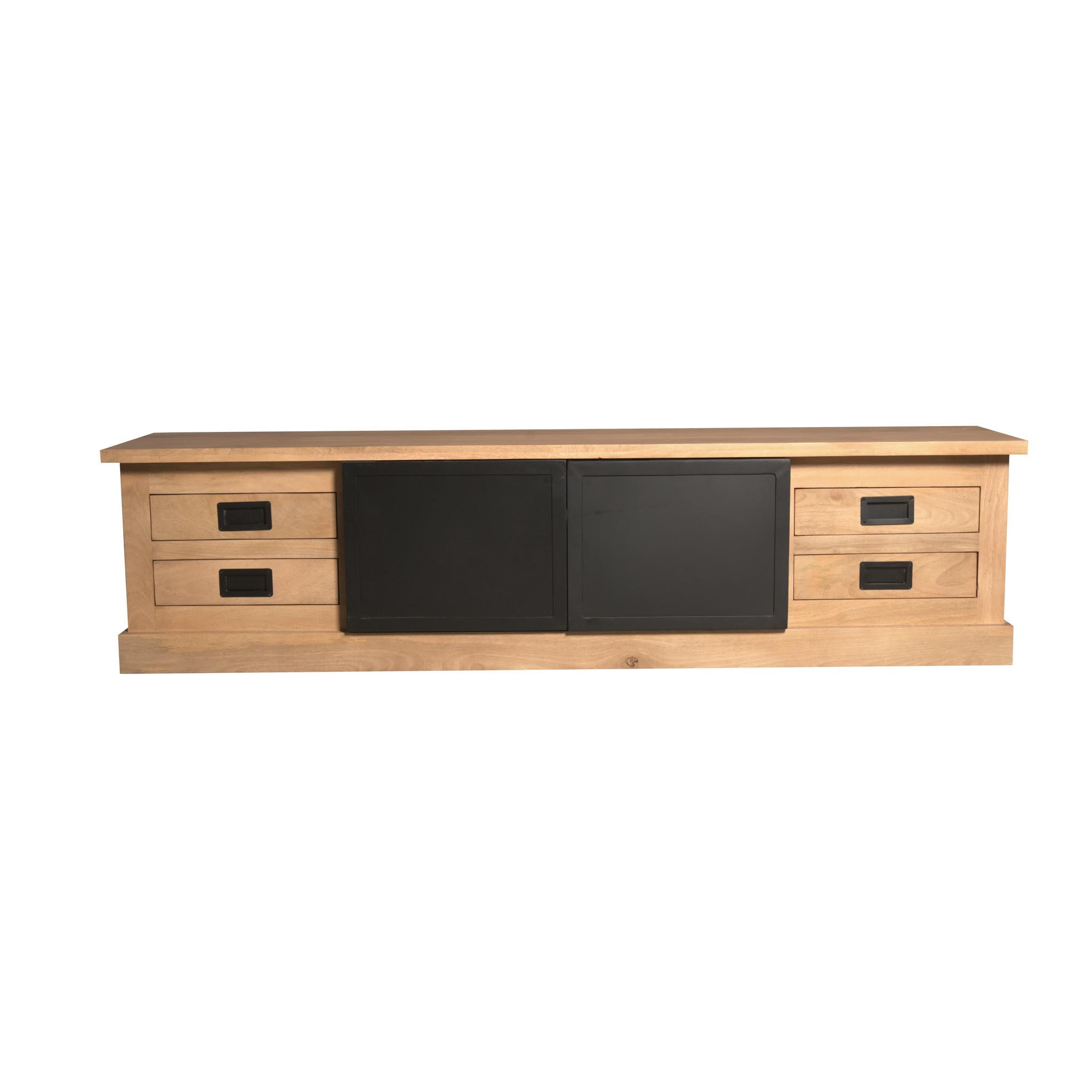 TV-MÖBEL Noa Braun 45/200/50 cm - Braun, Holz (200/50/45cm) - Starfurn