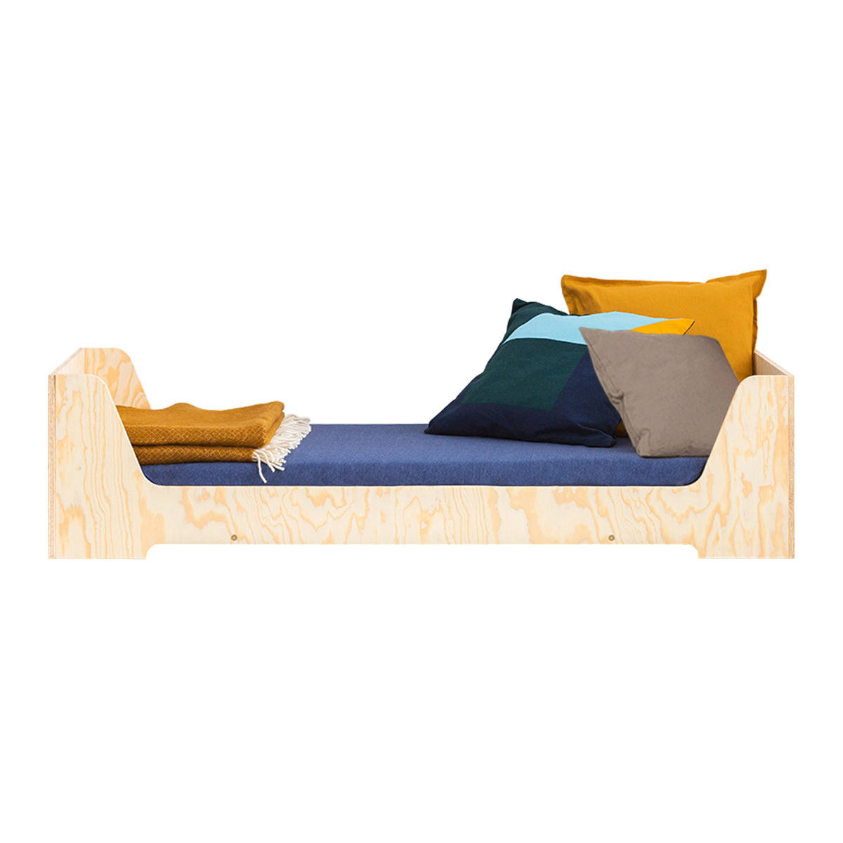 POSTEĽ 90/200 Albane Prírodné drevo - hnedá, drevo (90/200cm) - Petits-meubles