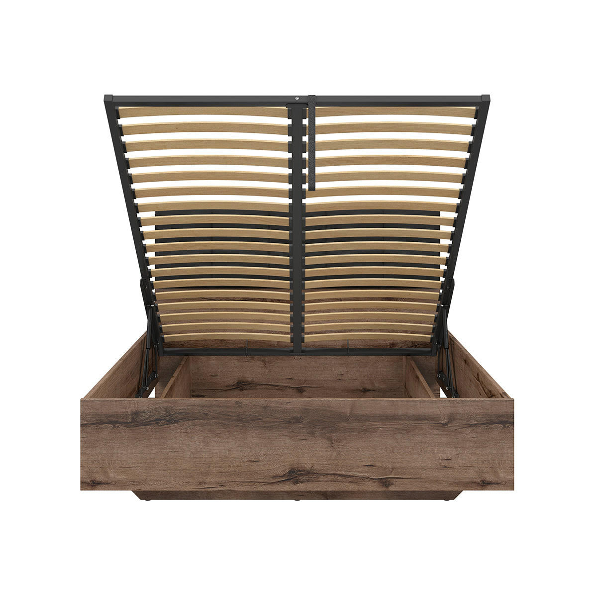 BOXSPRING POSTELJA 140/200 Romane Les - rjava, leseni material (140/200cm) - Petits-meubles