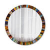 SPIEGEL Ø100 cm Rund mit Aufdruck - Multicolor, Glas (100/100/0.4cm) - TULUP