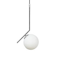 PENDELLEUCHTE Wohnzimmer Waterfor 30/50 cm - Silberfarben, Glas/Metall (50/30/50cm) - Bamyum