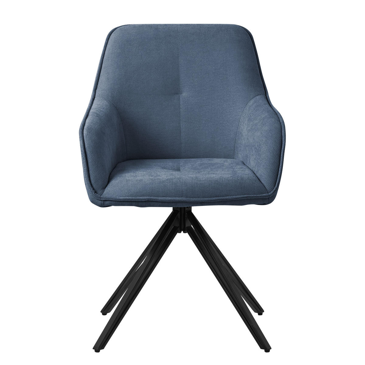 ESSZIMMERSTUHL 6er Set blau - Blau, Textil (61/84.5/57cm) - ML-DESIGN