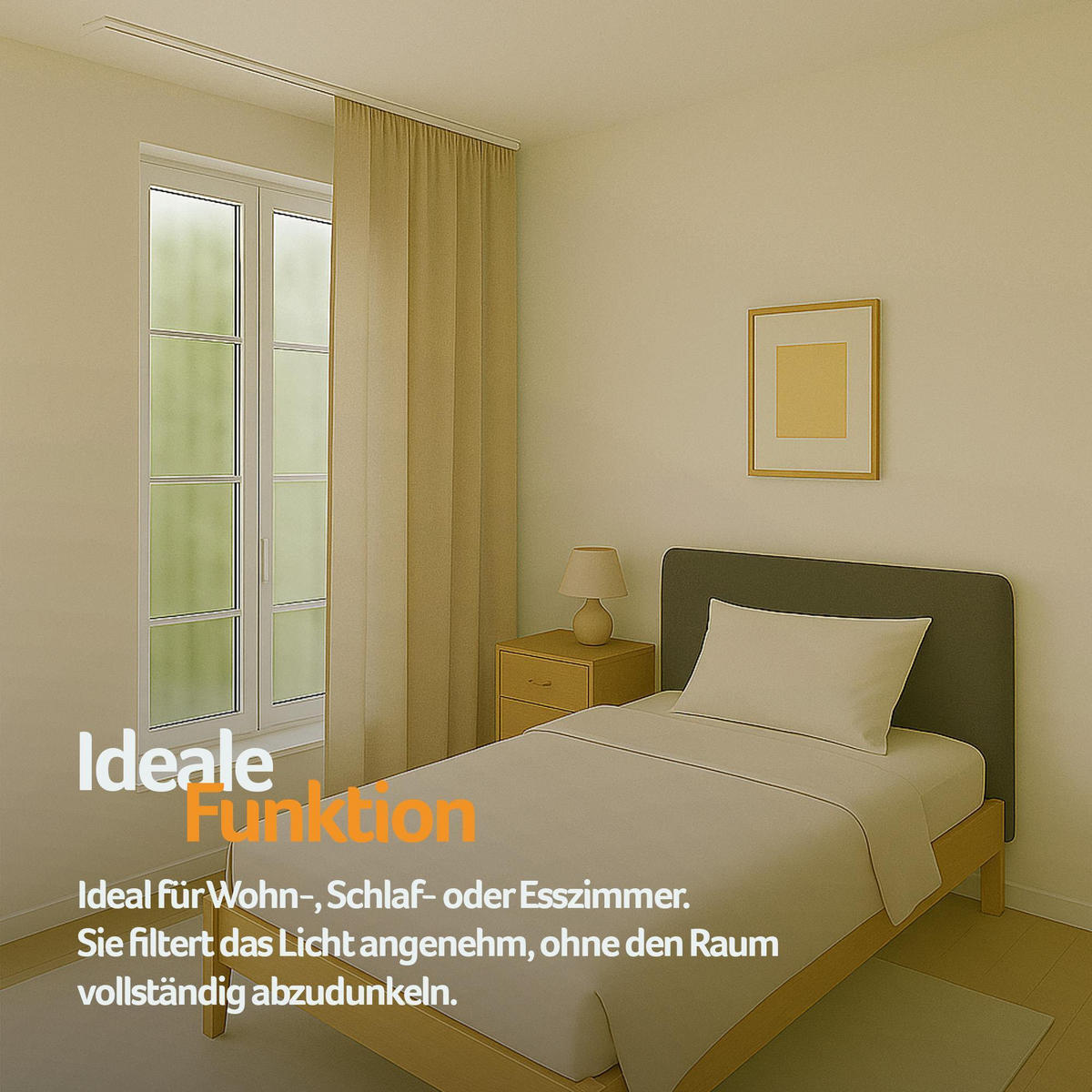 FERTIGVORHANG blickdicht 140x245 cm Universalband Beige - Beige, Textil (140/245cm) - Bestlivings