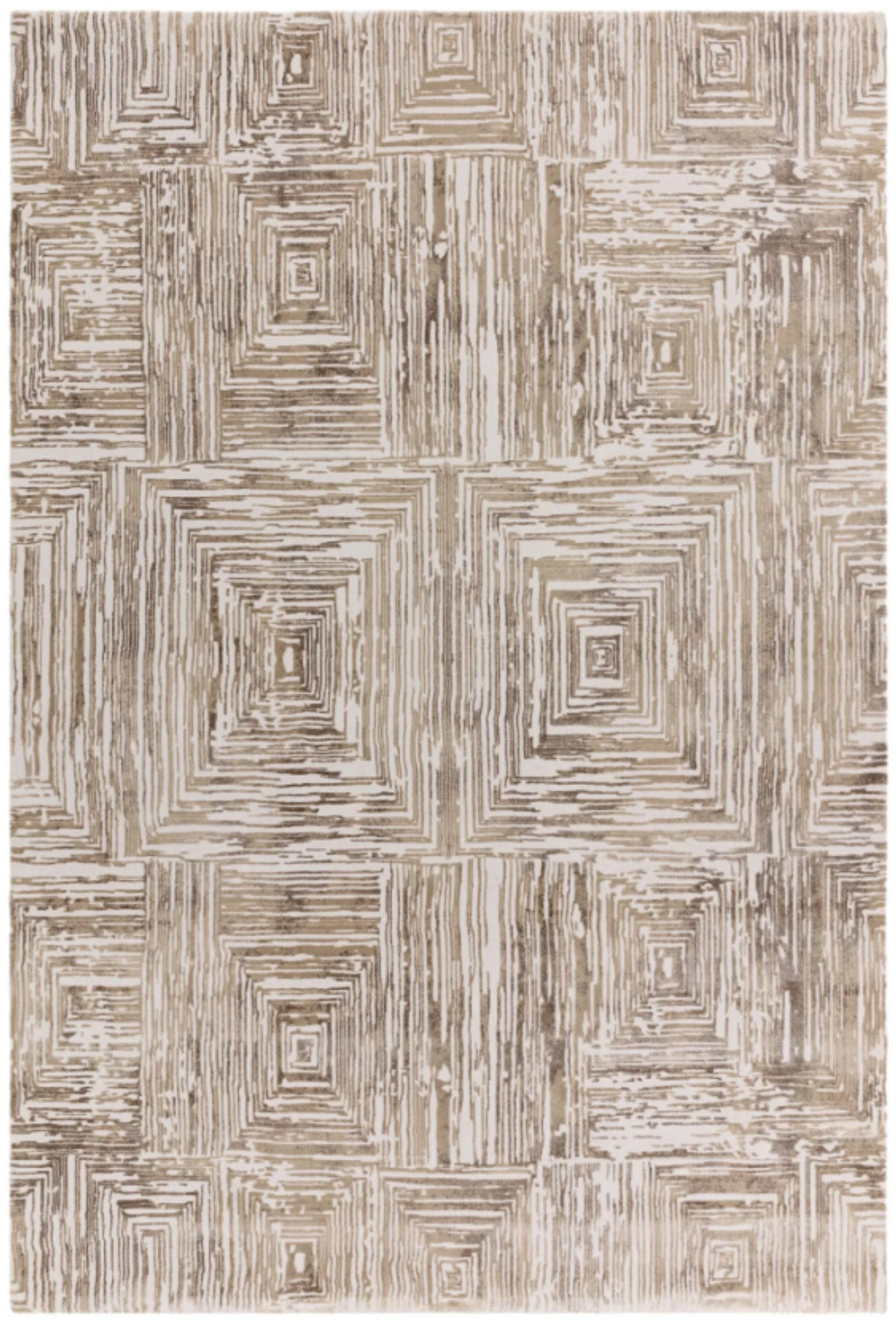 TEPPICH modern Wohn-/Schlafzimmer ZUKA SKETCH Beige 80 x 150 cm - Beige, Textil (80/150cm) - Novatrend