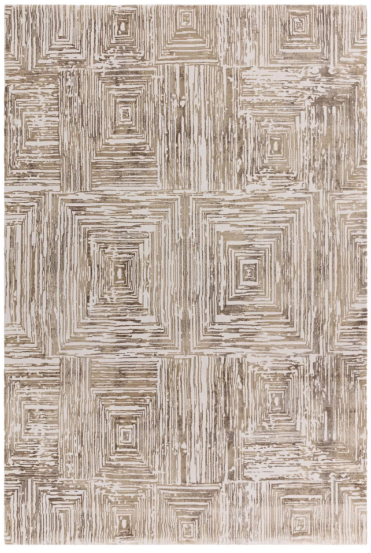 TEPPICH modern Wohn-/Schlafzimmer ZUKA SKETCH Beige 80 x 150 cm - Beige, Textil (80/150cm) - Novatrend