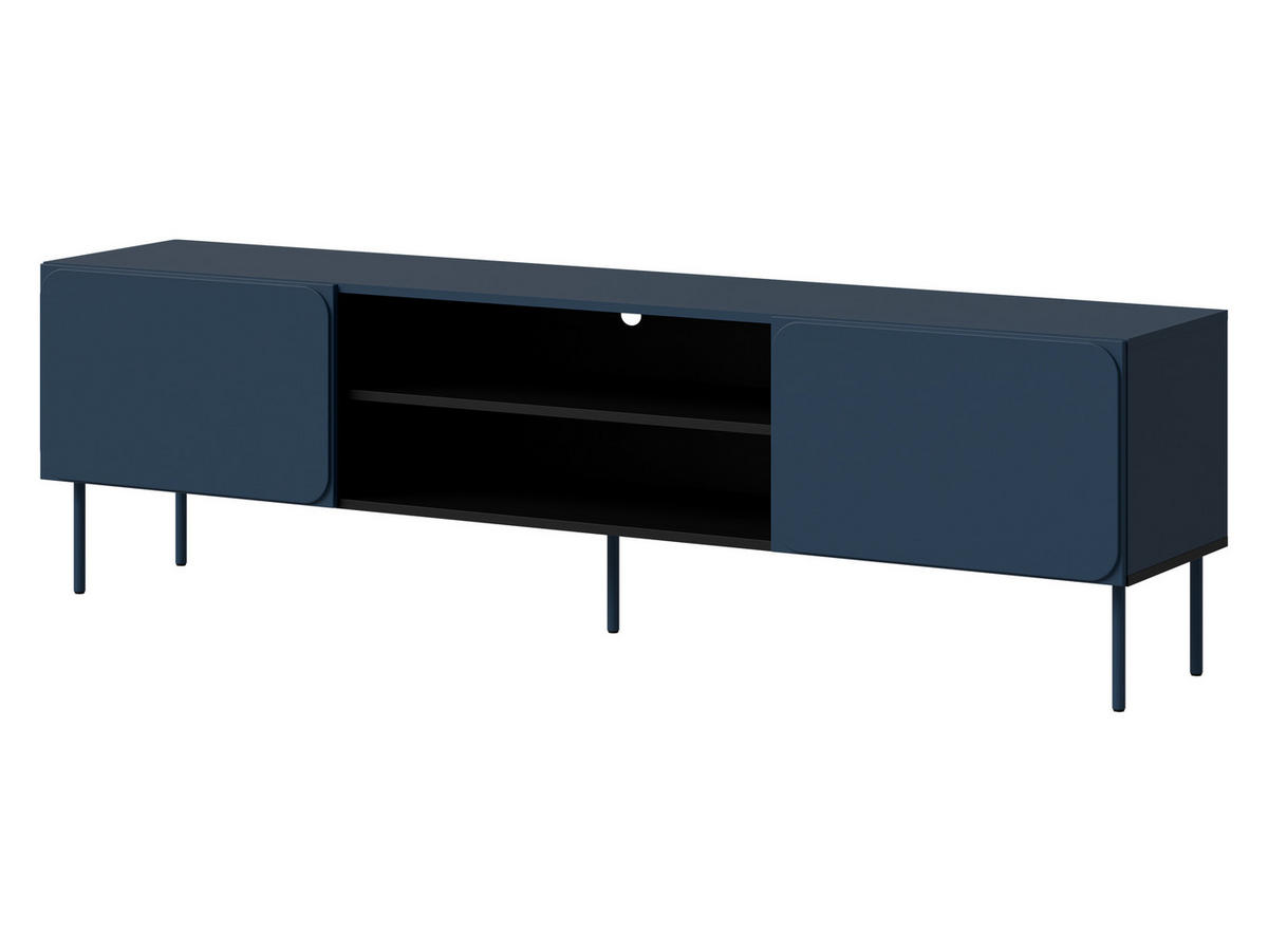 TV-LOWBOARD Rafael 200 EF - Blau, Holzwerkstoff/Metall (200/58/40cm) - MIRJAN24