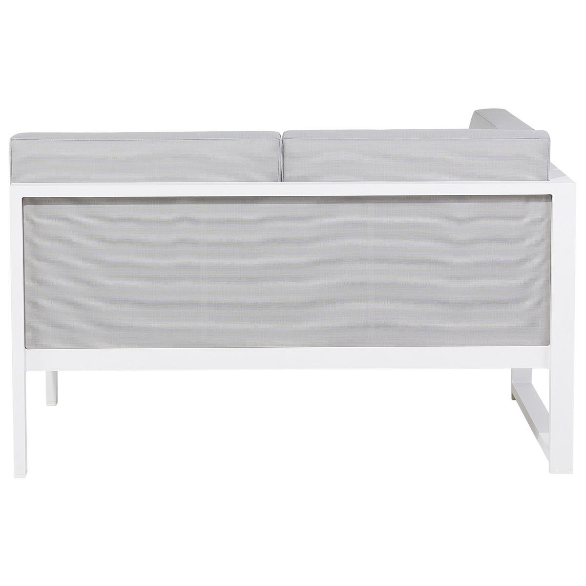 LOUNGE-SET 6-Sitzer grau Castella - Grau, Metall - Beliani