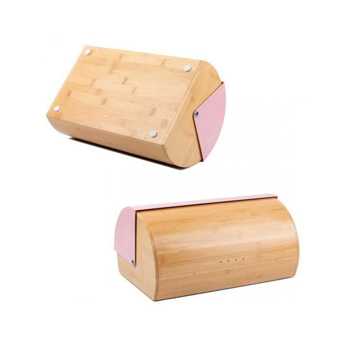 BROTKASTEN Rosa 38/25/19 cm 66077 - Pink, Metall (25/19/38cm) - Elitehoff
