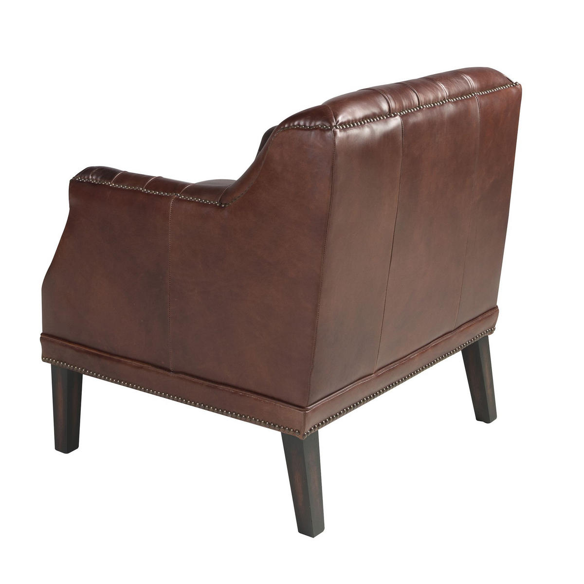CHESTERFIELD-SESSEL Chester-Sessel aus cognacbraunem Leder 75/81/80 cm - Cognac/Walnussfarben, Leder/Holz (75/80/81cm) - ANGEL CERDA