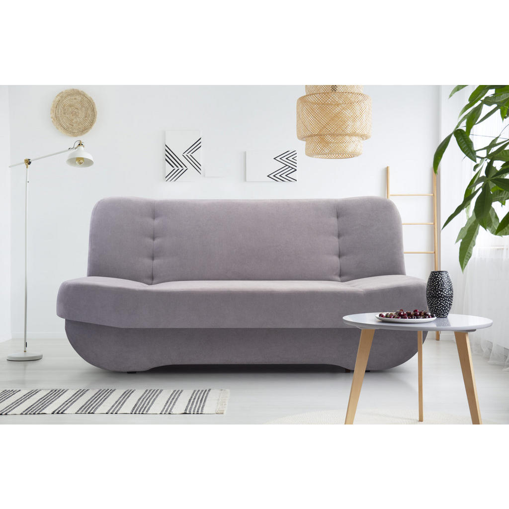 Thumbnail - Möblo Schlafsofa, Violett, Holz, 192x90x87 cm, Wohnzimmer, Sofas & Couches, Schlafsofas