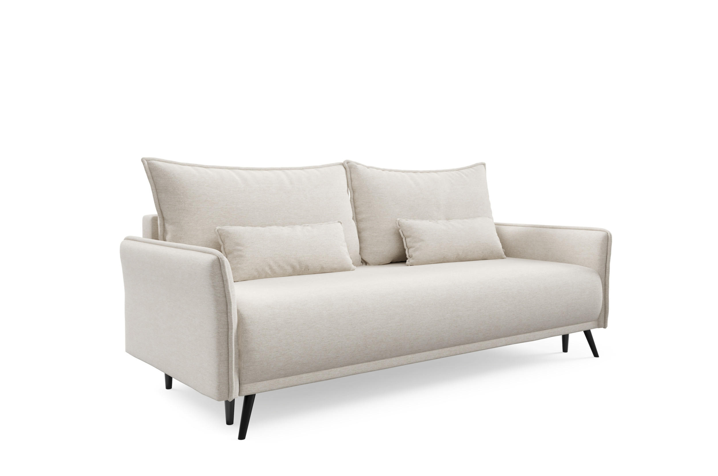 SCHLAFSOFA - Sofa Tiron - Beige (Verita 16) - Creme, Holz (219/96/104cm) - Möblo