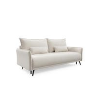SCHLAFSOFA - Sofa Tiron - Beige (Verita 16) - Creme, Holz (219/96/104cm) - Möblo