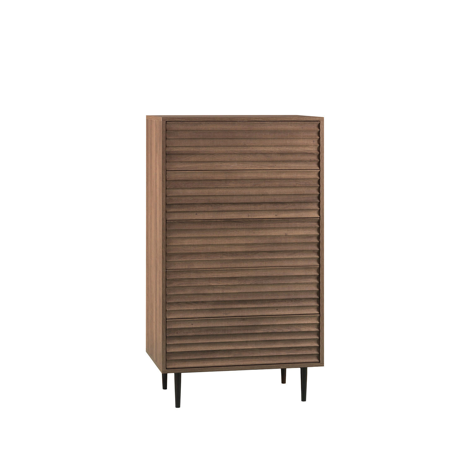 SCHUBLADENSCHRANK Evoke Walnuss 65 cm x 118 cm - Walnussfarben, Holzwerkstoff (65/118/40cm) - Klast Home
