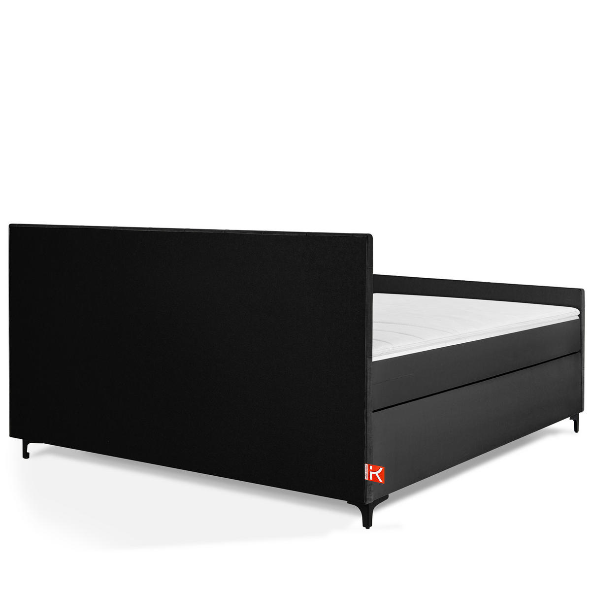 POLSTERBETT ARDEA, Anthrazit - Anthrazit/Schwarz, Holz/Holzwerkstoff (180/200cm) - KONSIMO®