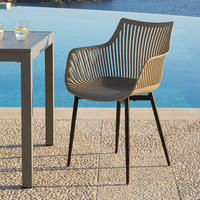 GARTENSTÜHLE VIOLETTA 4ER-SET - Champagner, Textil (55/86/53cm) - IDIMEX