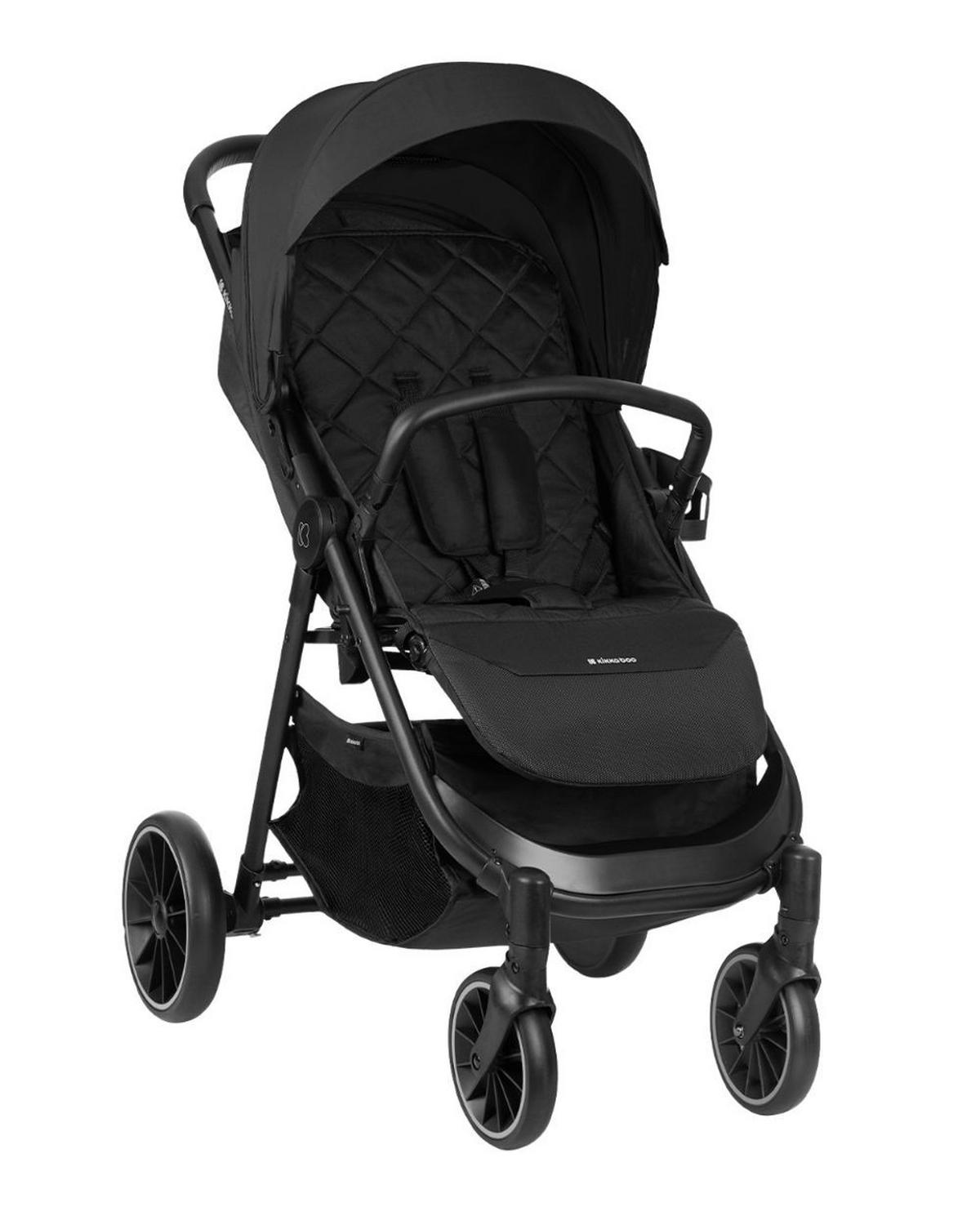 BUGGY Sarah schwarz faltbar verstellbar Getränkehalter bis 22 kg - Schwarz, Metall (82/56/101cm) - Kikka boo