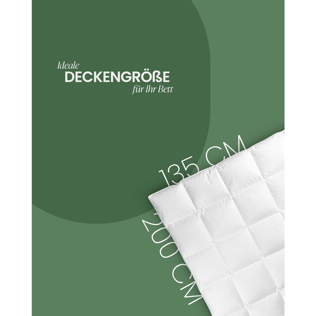Thumbnail - Bestlivings Bettdecke, Weiß, Textil, Füllung: Federn, Daunen, Rechteckig, 135x200 cm, Downpass, Schlaftextilien, Bettdec...