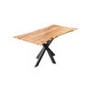 ESSTISCH HELENE - Beige/Schwarz, Holz/Metall (90/180/77cm) - SAM