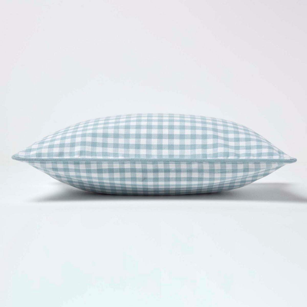 KISSENHÜLLE Vichy-Karo 30/50 cm, 100% Baumwolle - Blau, Textil (30/50cm) - Homescapes