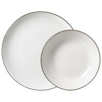 TAFELSERVICE Adela grau 12er Set - Grau, Keramik (1/1/1cm) - Ritzenhoff Breker