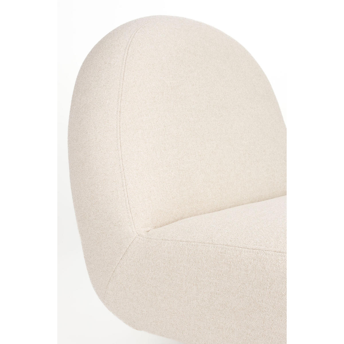 SESSEL Eden Latte/ Beige - Beige, Kunststoff (78/85/96cm) - Zuiver