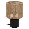 TISCHLAMPE Koby 24 cm - Schwarz, Keramik (16/16/24cm) - Atmosphera Createur d´interieur