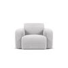 SESSEL Molino aus Boucle hellgrau - Hellgrau, Textil (95/72/105cm) - Micadoni