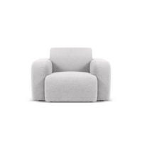SESSEL Molino aus Boucle hellgrau - Hellgrau, Textil (95/72/105cm) - Micadoni