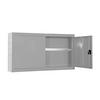 WERKZEUGSCHRANK Hängend Amego 1x Fachboden HxBxT 55x90x27,5 cm Metall Abschließbar Grau - Grau, Metall (90/55/27.5cm) - PROREGAL