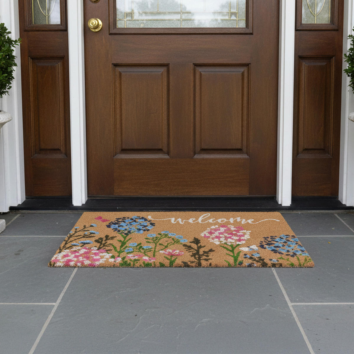 FUSSMATTE - Multicolor, Kunststoff/Textil (60/40cm) - Relaxdays