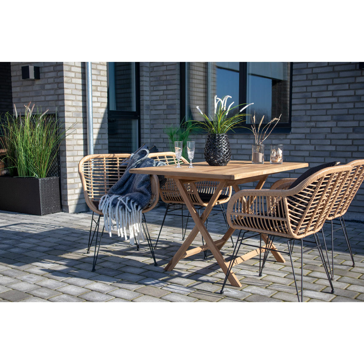 GARTENTISCH Braun - Braun, Holzwerkstoff (120/80/75cm) - ebuy24