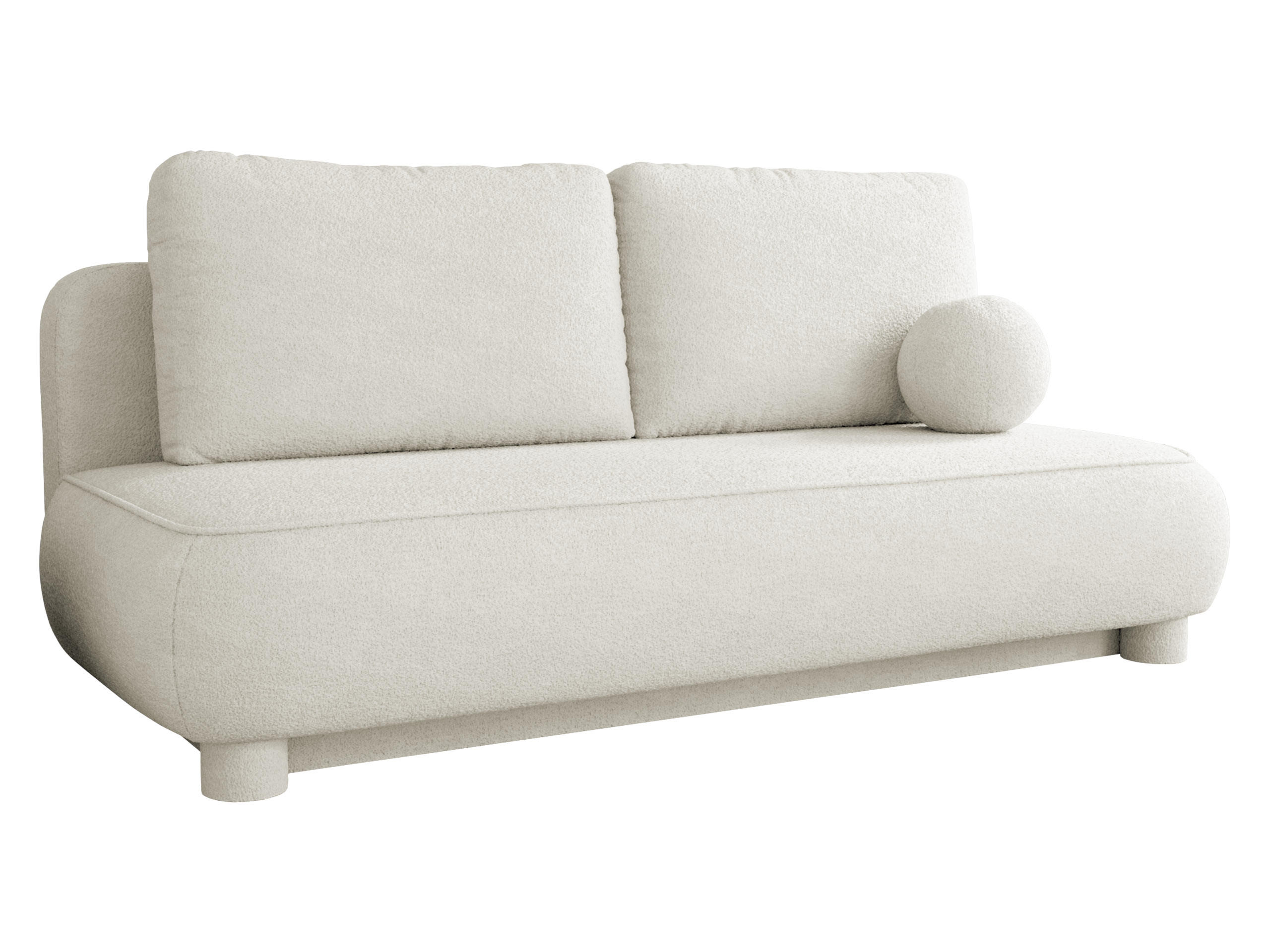 Mirjan24 Schlafsofa Creme 209x96x96 cm