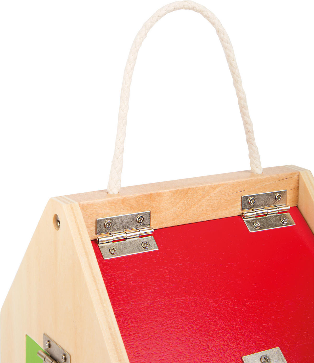 SCHLOSSHAUS - Naturfarben, Holz (15/28/15cm) - small foot