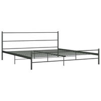 METALLBETT Hess 187/209 cm - Grau, Metall (180/200cm) - Nettlife