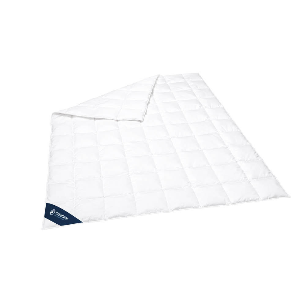 DAUNENDECKE 240x220 Extra Leicht, FIRST CLASS Sommerdecke 100% Gänsedaunen - Weiß, Textil (240/220cm) - casimum
