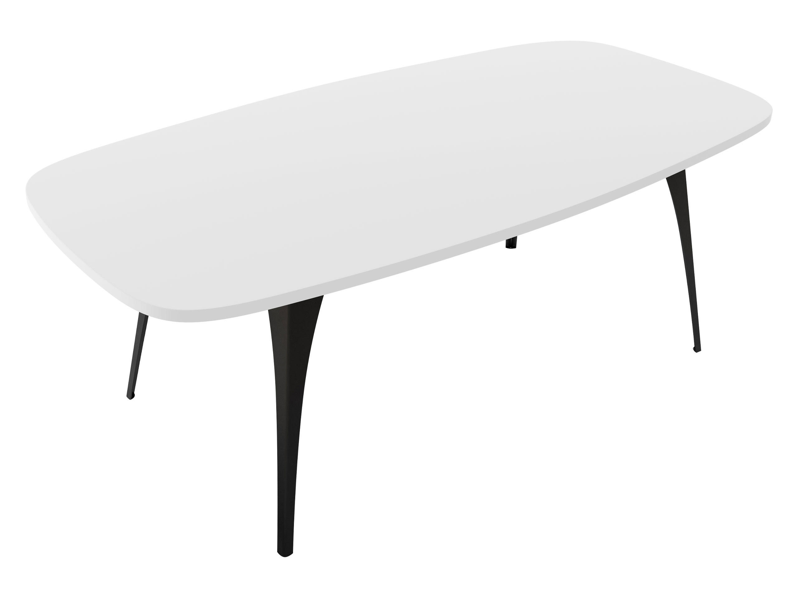 COUCHTISCH Fabiola - Schwarz/Weiß, Holzwerkstoff/Metall (60/120/45cm) - MIRJAN24