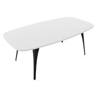 COUCHTISCH Fabiola - Schwarz/Weiß, Holzwerkstoff/Metall (60/120/45cm) - MIRJAN24