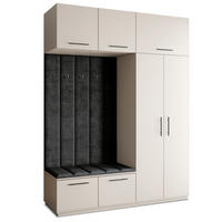 GARDEROBENSCHRANK REMA 180/240/60 cm Modern Kaschmir - Kaschmir, Holzwerkstoff (180/240/60cm) - MASSENO